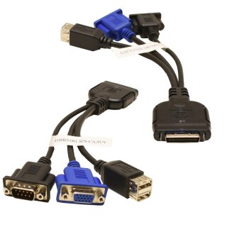 HP 409496-001 Local I/O KVM SUV Diagnostic Cable neu OVP USB VGA 36-Pin c3000 c7000 BL460c BL480c BL685c BL860c BL870c
