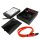 JJ JouJye HDD SATA Wechselrahmen ST-125SATA mit Lüfter + 250GB SATA Festplatte
