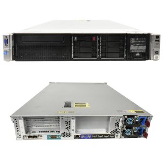 HP ProLiant DL380p G8 2x Intel Xeon E5-2690 V2 3.00 GHz 10-Core 16 GB RAM 8Bay 2.5" P420i