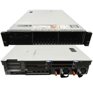 Dell PowerEdge R720 Rack Server 2U 2x E5-2650 2,0 GHZ CPU 16GB RAM H710mini 16x 2.5 Bay