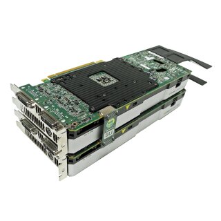 NVIDIA QUADRO Plex 7000 Graphics Card Grafikkarte Dual GF110 GPU 2x 6GB SDRAM GDDR5