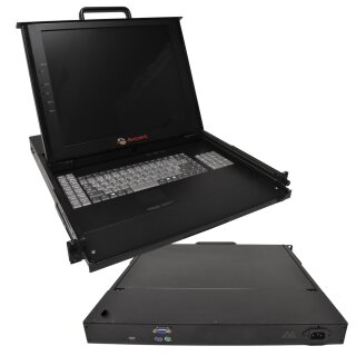 Avocent KVM Rack Console LCD17-203 17 Zoll LCD CH Tastatur QWERTZ PS/2 Schweiz