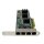Silicom PEG416-CX-RoHS Quad-Port RJ-45 Gigabit Ethernet Network Adapter PCIe x8