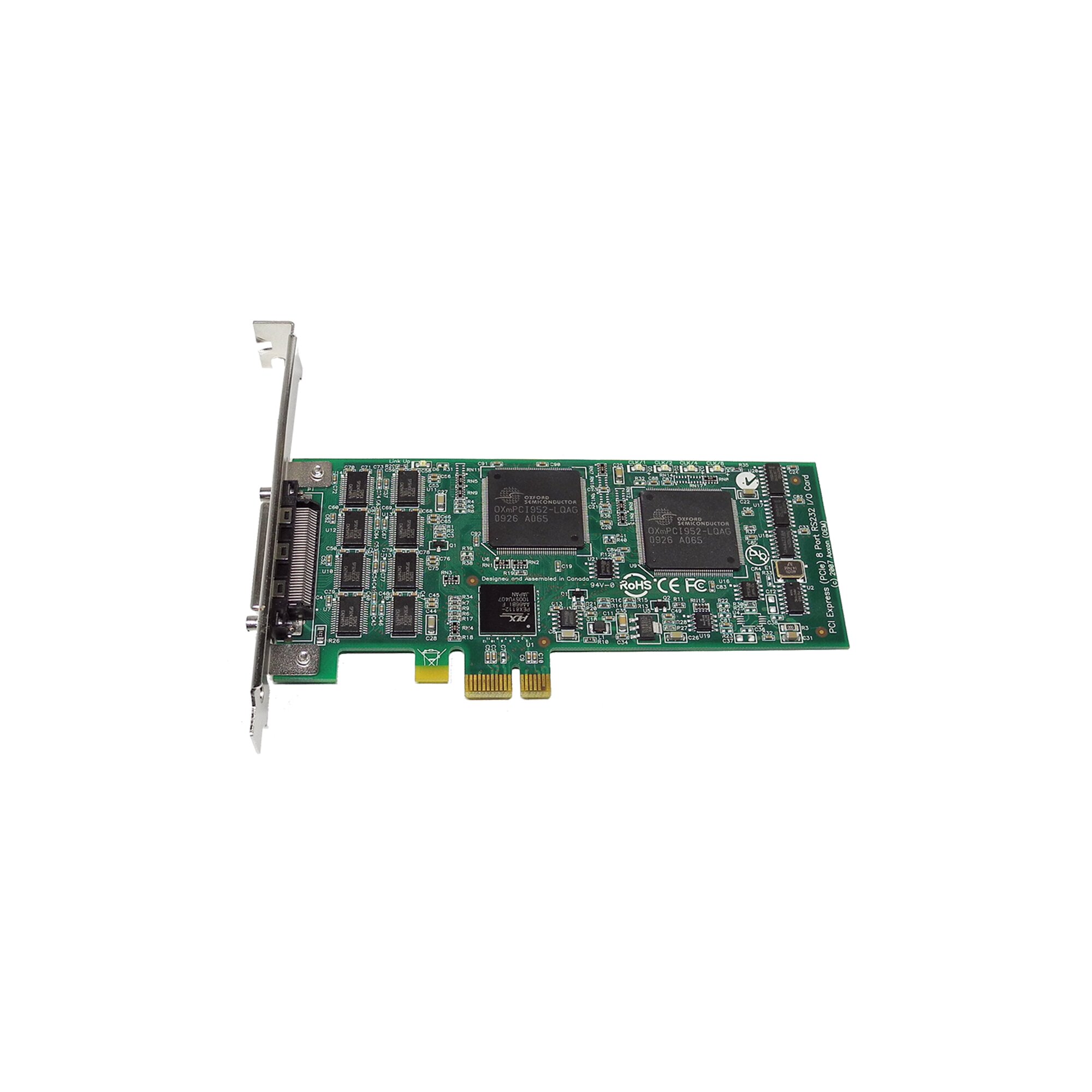 Axxon LF734KB 8-Port RS232 PCI Express x1 Multi Serial I/O Card ...