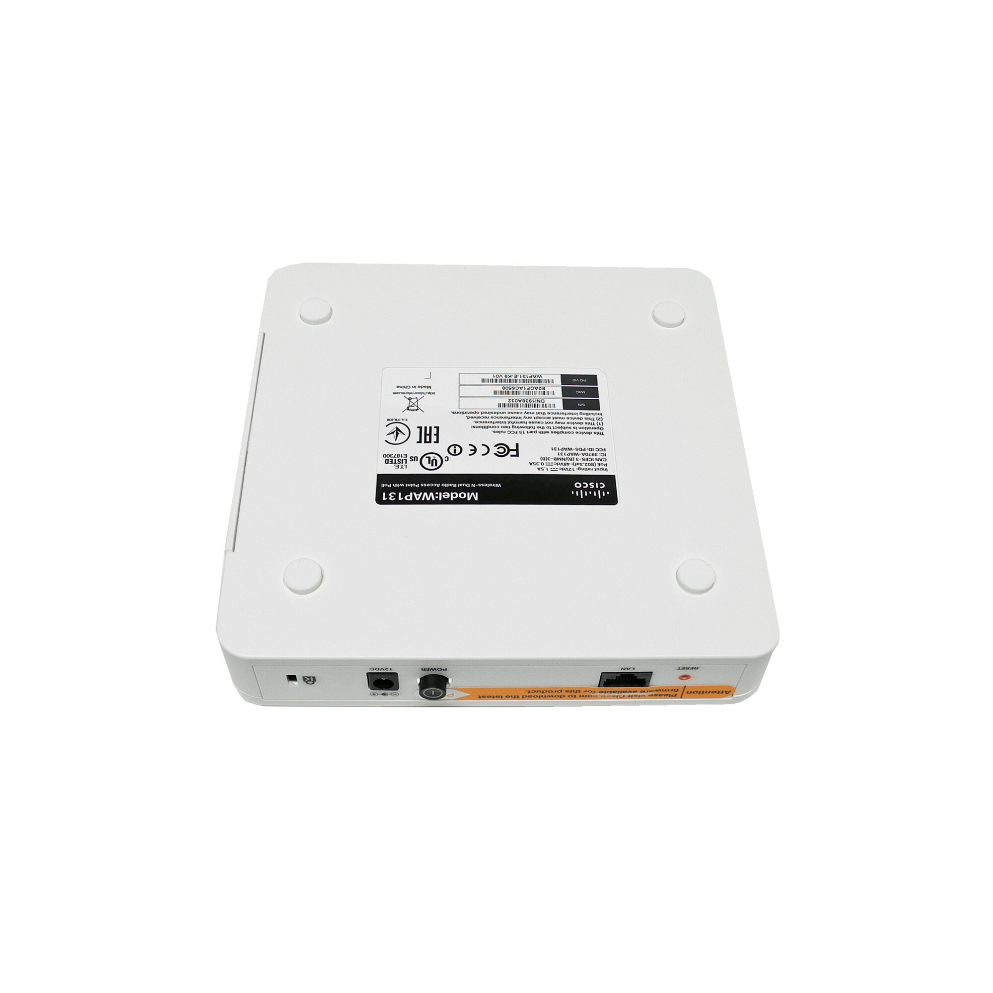 Ap131 Router Cisco WAP131-E-K9-EU Wireless-N Dual Radio Access Point with PoE neu ...