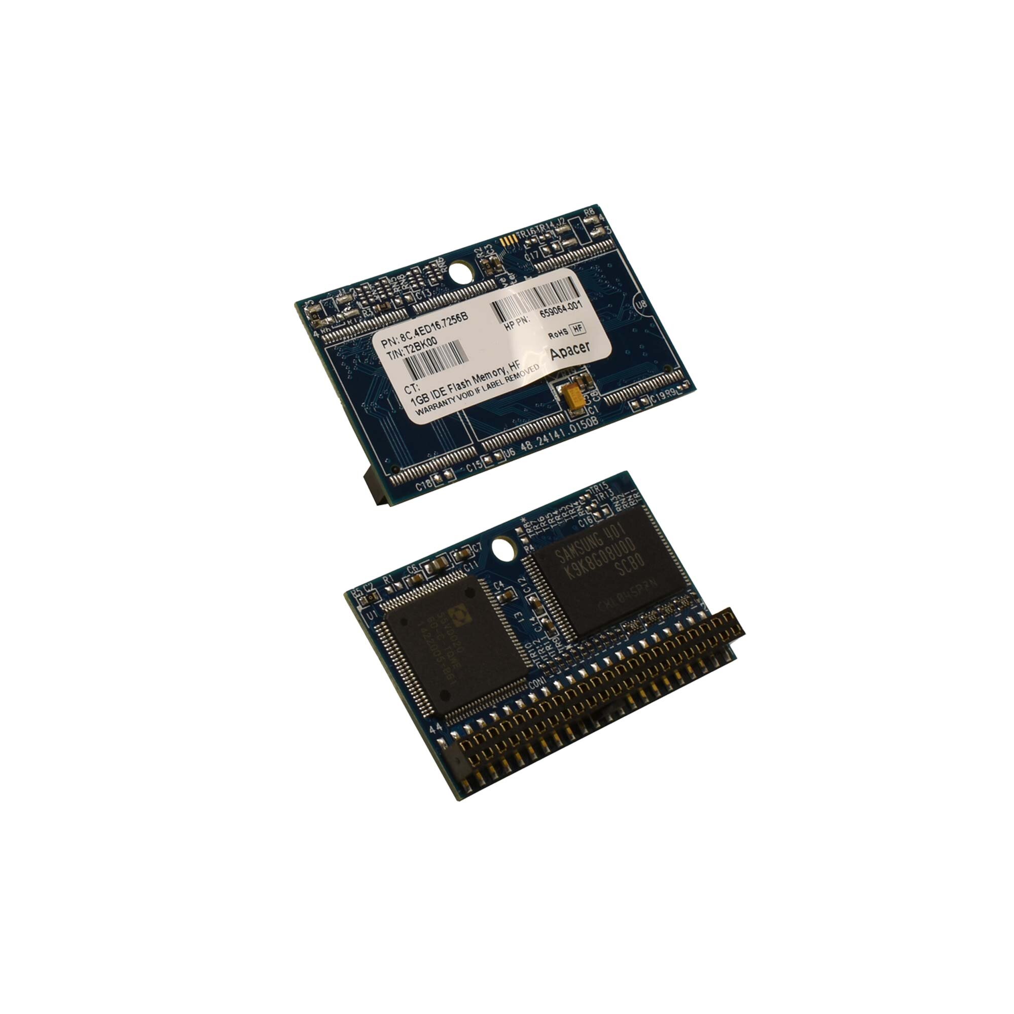5x HP / Apacer 8C.4ED16.7256B 659064-001 1GB 44-Pin IDE Flash Memory ...