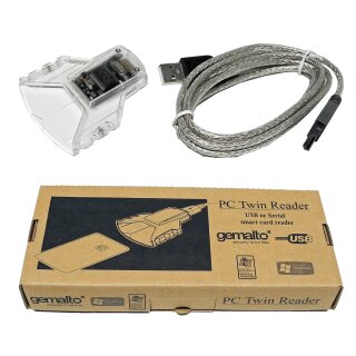 Gemalto HWP108765 D PC Twin Smart Card Reader + USB Kabel neu OVP