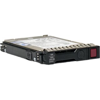 2x HP 600GB 2.5" 10K 6G SAS HDD 653957-001 + Caddy