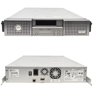 Dell PowerVault 124T Tape Autolader Drive LTO4 SAS 16 Slots 2 Magazine 2U 0NH3F8