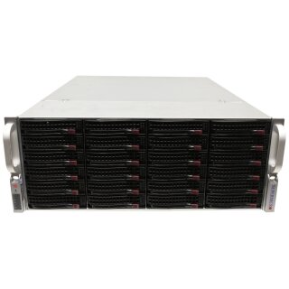 Supermicro CSE-846 X10SRL-F Rev. 1.01B 1x Xeon E5-1650 V4 Hexa-Core  3,60 GHz 64 GB RAM 24 Bay 3,5"