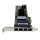 Interface Masters Niagara 32264 Quad-Port Gbit Ethernet PCIe x4 Netzwerkkarte FP