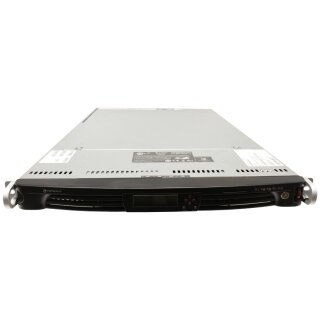 Supermicro CSE-819 1U Rack Server Mainboard X9DRW-7TPF+  ohne CPU ohne RAM ohne HDD 4Bay 3,5"