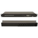 GUDE 8210 Expert Power Control NET 8x IEC320-C13 Female 1x IEC320-C20 Male rear integrierter Ampere Strom Anzeige