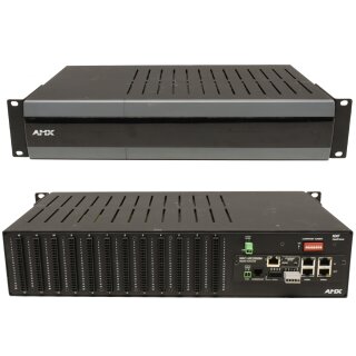AMX NXF CardFrame netlinx Gehäuse Chassis NXC-ME260/64 2x NXC-IRS4 3x NXC-COM2 2x NXC-REL10 NXC-I/O10