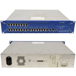 Elmeg Funkwerk ICT880-rack Telefonanlage 1x Front Modul 1x ab4-Modul
