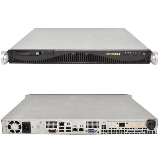 Supermicro CSE-512 X10SLL-F Rev.: 1.02 Xeon i3-4130T CPU 2,9GHz 8GB RAM  no HDD