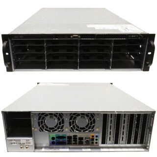 Supermicro Quantum CSE-836 3U Chassis 24x 3,5 Zoll HDD Backplane SAS836EL1 PDB-PT825-8824 6x Fan DVD-ROM