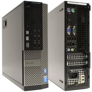 Dell OPTIPLEX 9020 SFF PC Intel i7-4770 CPU 8GB RAM 250GB 3,5 Zoll HDD DVD-RW Win 10
