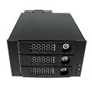 RaidSonic ICY BOX IB-553SSK 3x 3.5“ SATA HDD Wechselrahmen mit Lüfter + Kabel