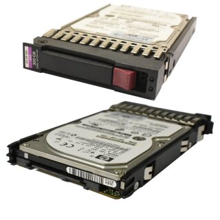 HP EVA 300GB 2.5" 6G 10k SAS HDD HotSwap Festplatte 583711-001 AP875A  mit Rahmen