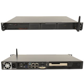 Supermicro CSE-504 1U Rack Mainboard X9SPV-M4 i7-3555LE 2.50 GHz CPU 4GB RAM USB 3.0