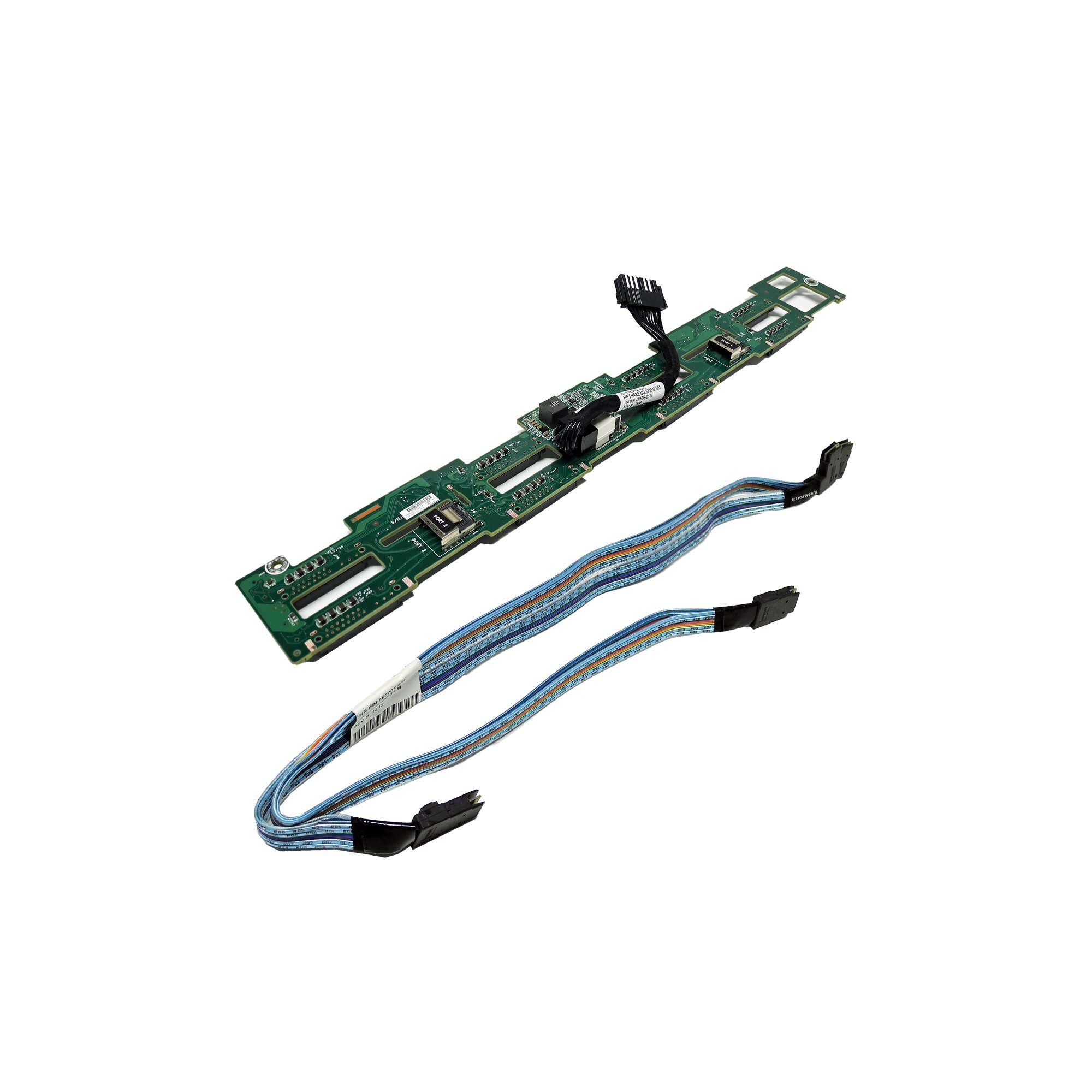 HP SAS Backplane 8 x3,5'' DL380p G8 643704-001 + Kabel 660705-001 ...
