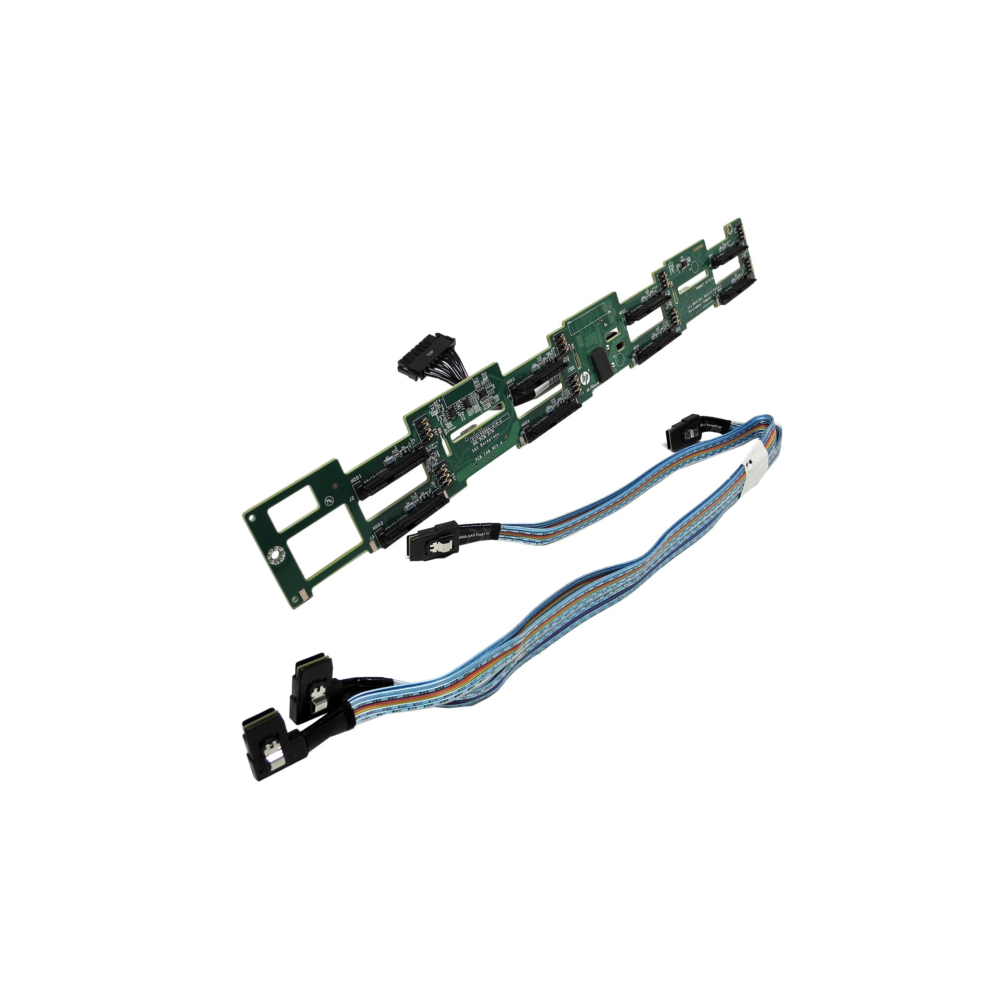 HP SAS Backplane 8 x3,5'' DL380p G8 643704-001 + Kabel 660705-001 ...