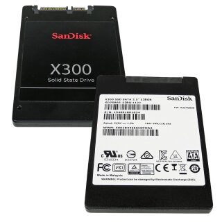 SanDisk SSD X300 128GB 2.5 Zoll SATA III Solid State Drive SD7SB6S-256G-1122