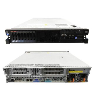 IBM x3650 M3 Server Xeon L5630 Quad Core 2.13 GHz 16GB RAM 2x 73GB HDD 8xSFF