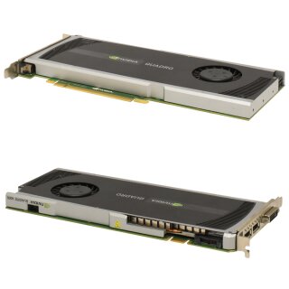 HP NVIDIA QUADRO 4000 Grafikkarte GF100 GPU 2GB GDDR5 608533-002 616076-001