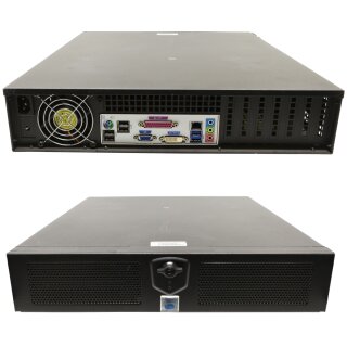 Hyundai Industrie PC Intel DB75EN i3-2130 3.40GHz CPU 8GB RAM 500GB HDD USB 3.0 DVD-Rom 2U HE 19 Zoll no ears