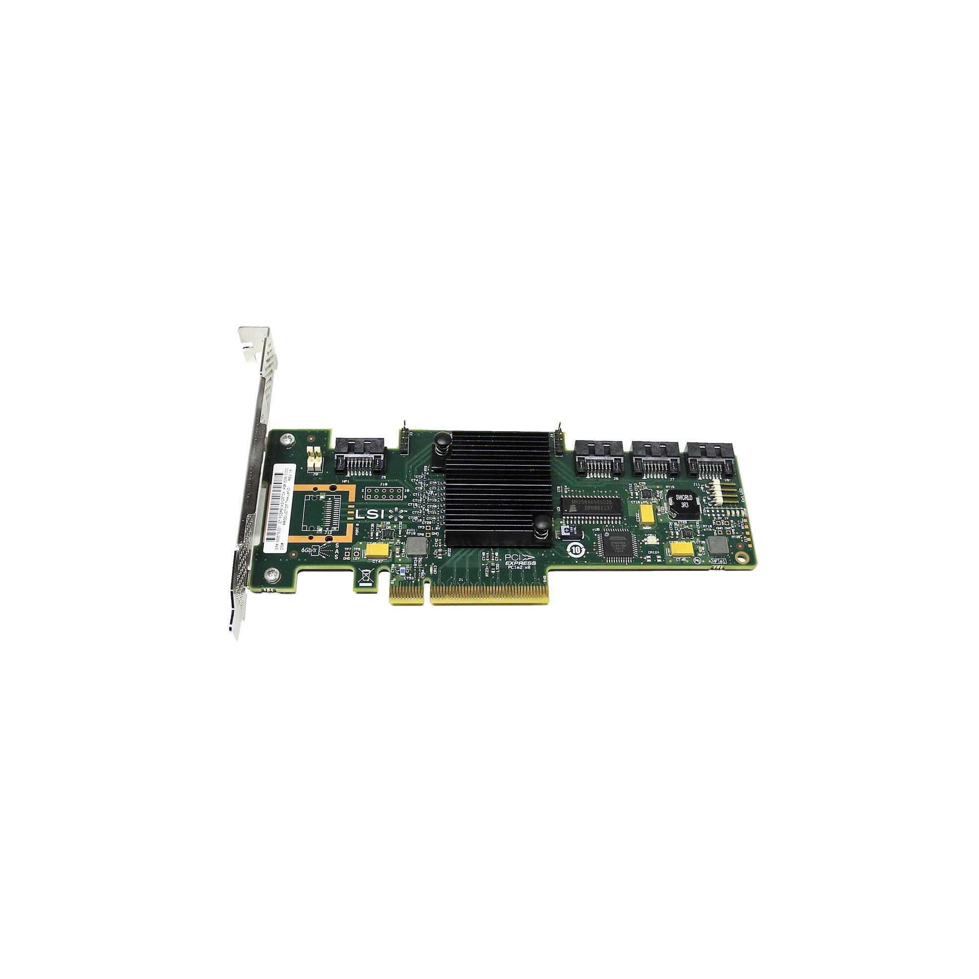 HP LSI SAS92124i 4Port 6Gb PCIe x8 SAS/SATA RAID Controller + Kabel