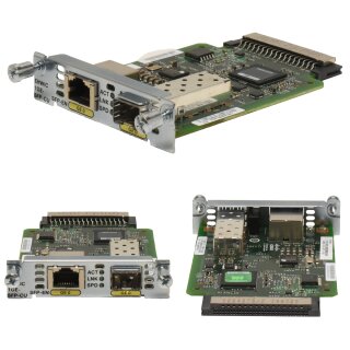 Cisco EHWIC-1GE-SFP-CU Enhanced HWIC Dual Mode 1 port SFP Copper 73-13295-01