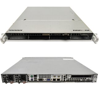 Supermicro CSE-813M 1U Rack Server X9SCL E3-1275 3,4 Ghz 16GB RAM 3,5 4 Bay