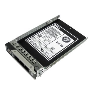 Dell 028F3R 240 GB 2.5“ 6G SATA SSD mit Rahmen DXD9H MZ-7KM240B DELL R740