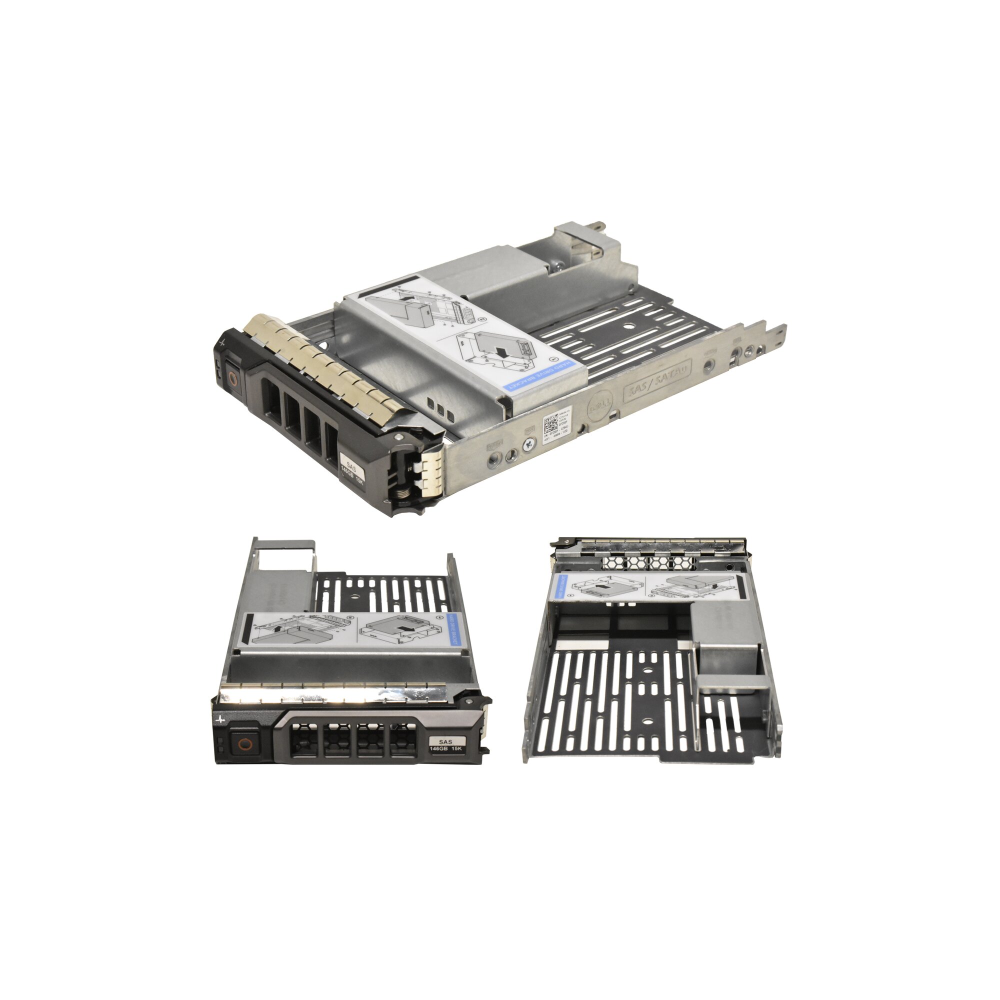 DELL 3.5 zu 2.5 Zoll HDD Caddy for R720 R730 R410 R610 R710 MD1200 R510 ...