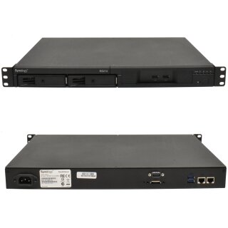 Synology RS214 NAS Rack Station 1,20 GHz CPU 2x 1TB HDD USB 3.0 2 Bay