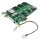 OpenVox G400E 4-Channel PCIe x1 GSM Card + 1x WCDMA Module WCD100