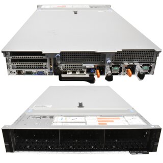 Dell PowerEdge R740xd Gold 6132 2.6GHz14C 64 GB PC4 HBA330+ 24 SFF NBD 03.2022 Rail Kit