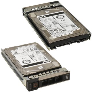 Dell Seagate 1TB Festplatte 2.5" 7.2K 6G SATA 08DN1Y ST1000NX0443 mit Rahmen DXD9H R740