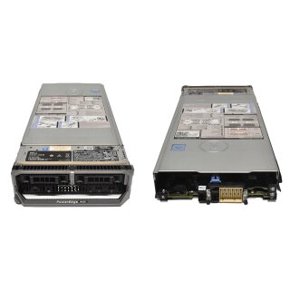 DELL PowerEdge M630 Blade Server Chassis mit Mainboard 2x FCLGA2011 2x Kühler H730