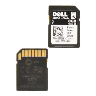 Dell iDRAC vFlash 8GB SD Card Dell PowerEdge TW-06F26K-71894 06F26K