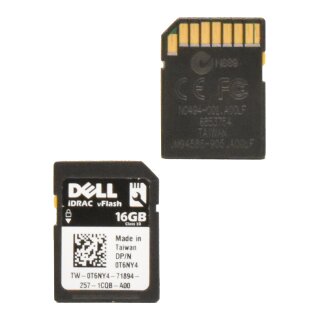 Dell iDRAC vFlash 16GB SD Card Dell PowerEdge TW-0T6NY4-71894-257 T6NY4