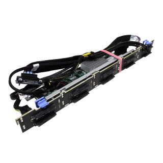 DELL PowerEdge R630 SAS Backplane Assembly 10x2.5” 03XTYM 022VC9 0HRKY6 + Kabel