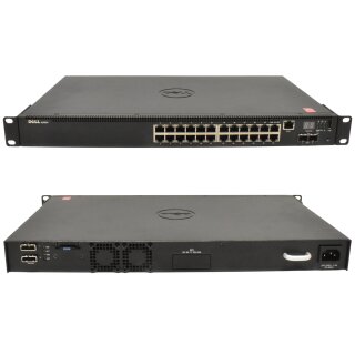 Dell PowerSwitch N2024 Networking Switch 24-Port 2x 10GbE SFP+ 2x Stacking Ports