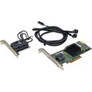Adaptec TCA-00333-02-G ASR-7805 1G SAS RAID Controller Card with AFM-700 CC Battery & 2x SFF-8643 - SFF-8087 Cable