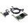 Adaptec TCA-00333-02-G ASR-7805 1G SAS RAID Controller Card with AFM-700 CC Battery & 2x SFF-8643 - SFF-8087 Cable