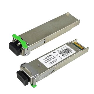 ADVA XFP/11G/DCTV/SM/LC 1061701400-01 80km 1550nm DWDM C-Band Transceiver