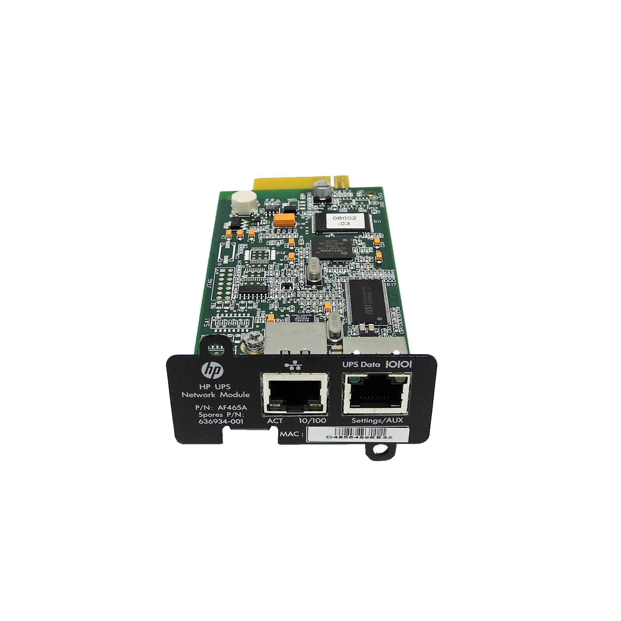 HP AF465A UPS Network Management Module 632555001 636934001 HSTNRPB03 Piospartslap