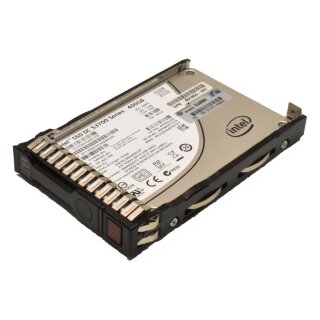 HP 400 GB 2.5“ 6Gbps SATA SSD Festplatte SSDSC2BA400G4P 804638-002 G8 G9 Rahmen 805387-001 804665-B21